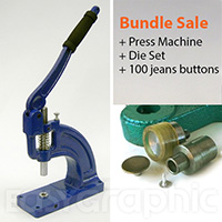 M3 press + 100 jeans buttons