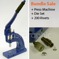 M3 press + 200 rivets